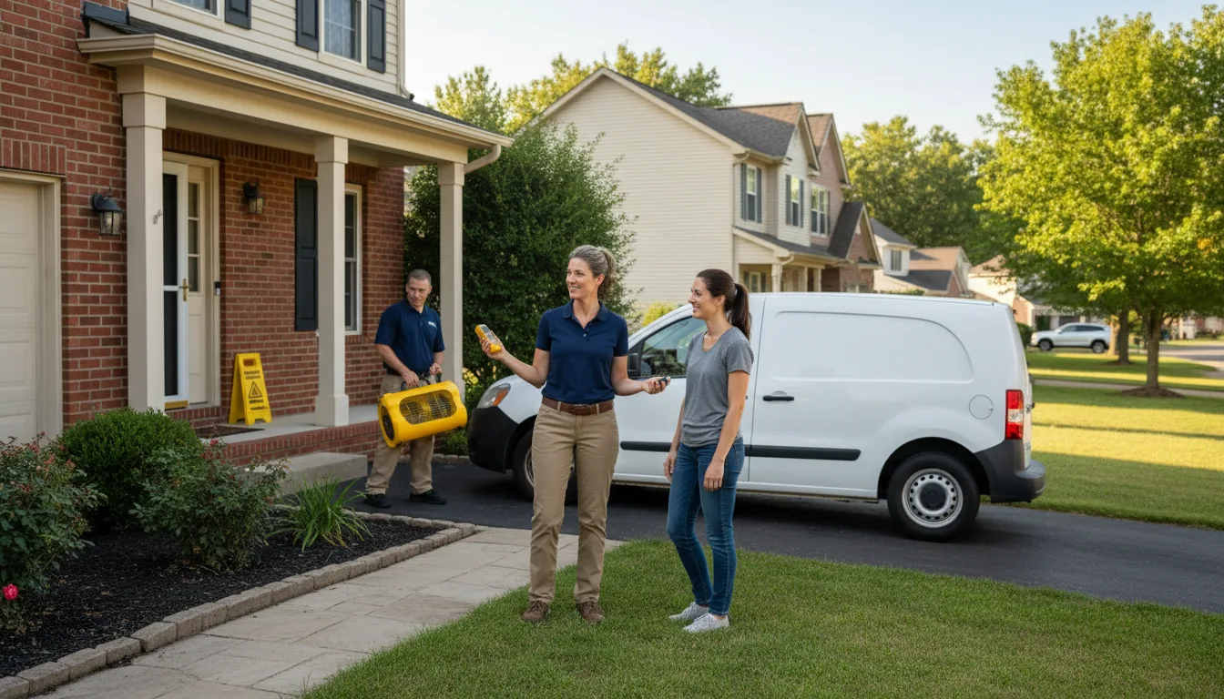 Water restoration image for Dehumidification And Cleanup Services in Port Neches, TX